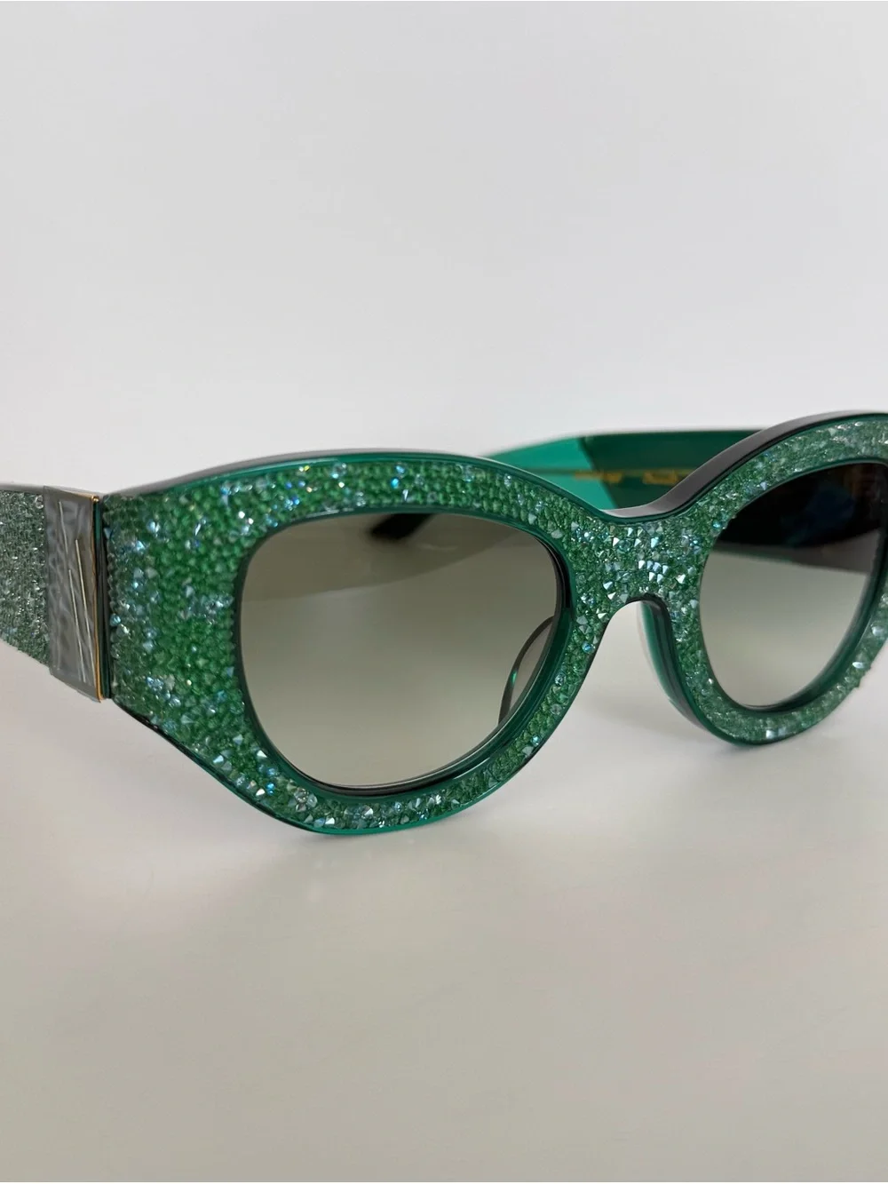 NEW!!! Anna-Karin Karlsson women emerald green sunglasses Limited Edition 1750$